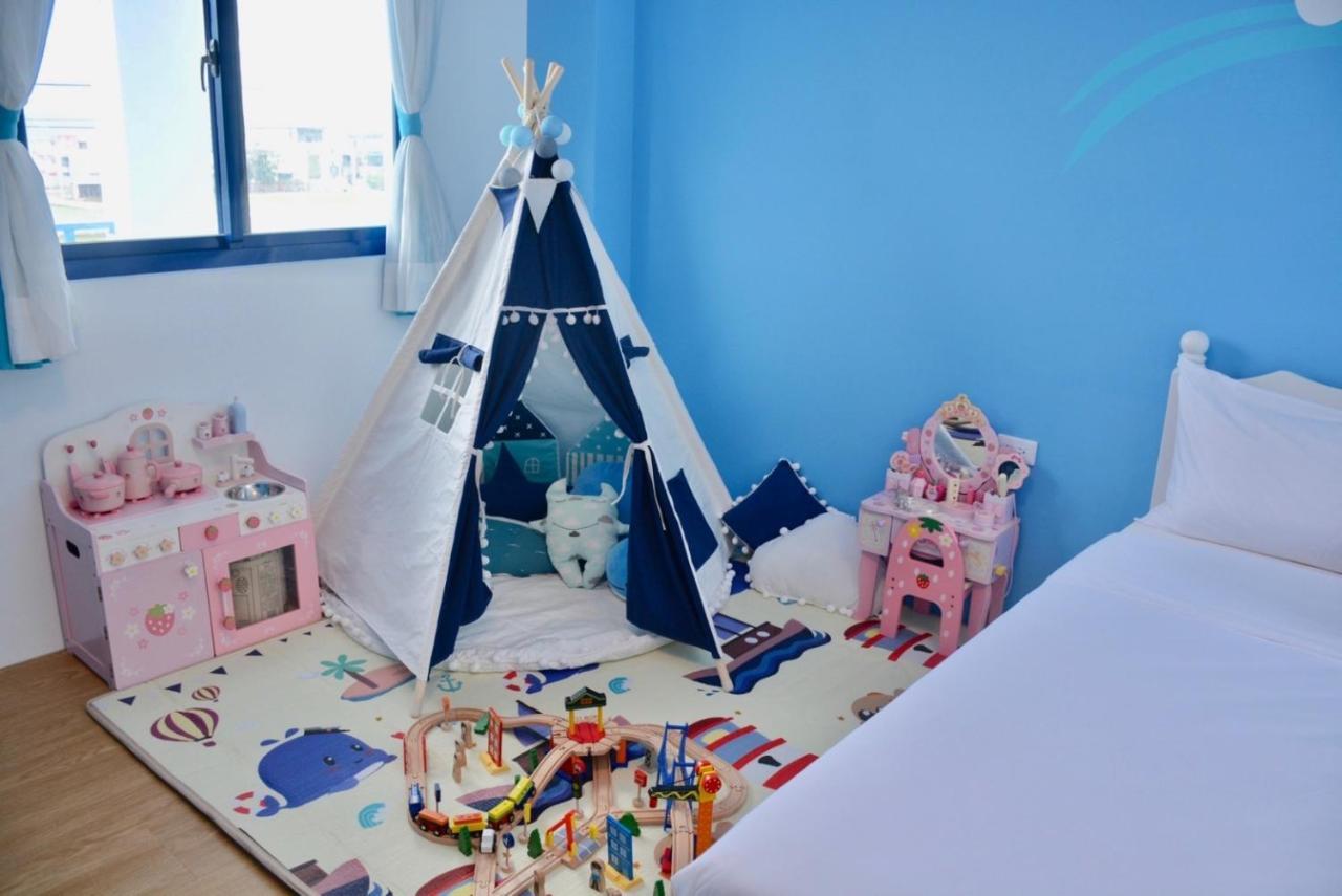 Blue And White Style Holiday B&B Guanshan Luaran gambar